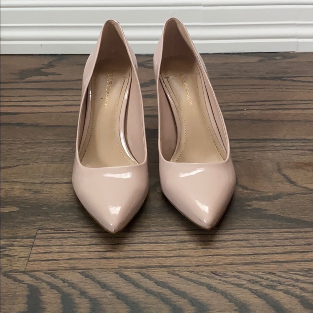 BCBGeneration Blush Patent Leather Pumps